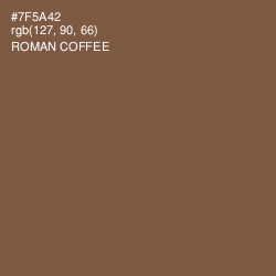 #7F5A42 - Roman Coffee Color Image